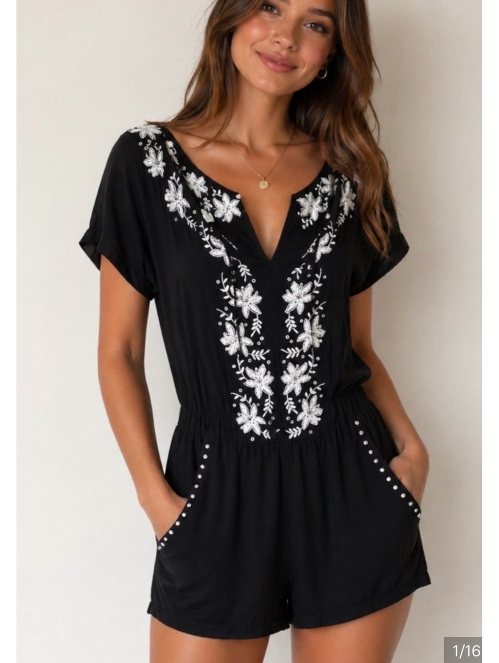 Fire Embroidered Boho Jumper, Size L